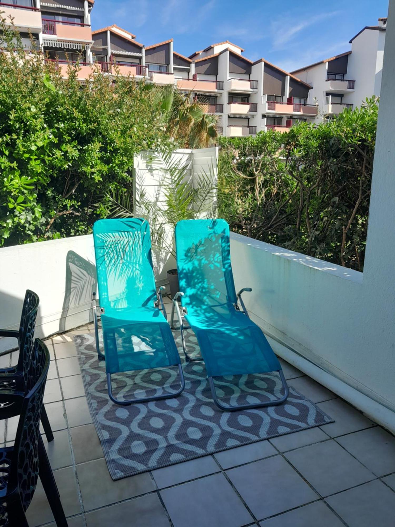 Ferienwohnung Joli 2 Pieces Sur Le Port Avec Piscine, Terrasse, Parking Capbreton Exterior foto