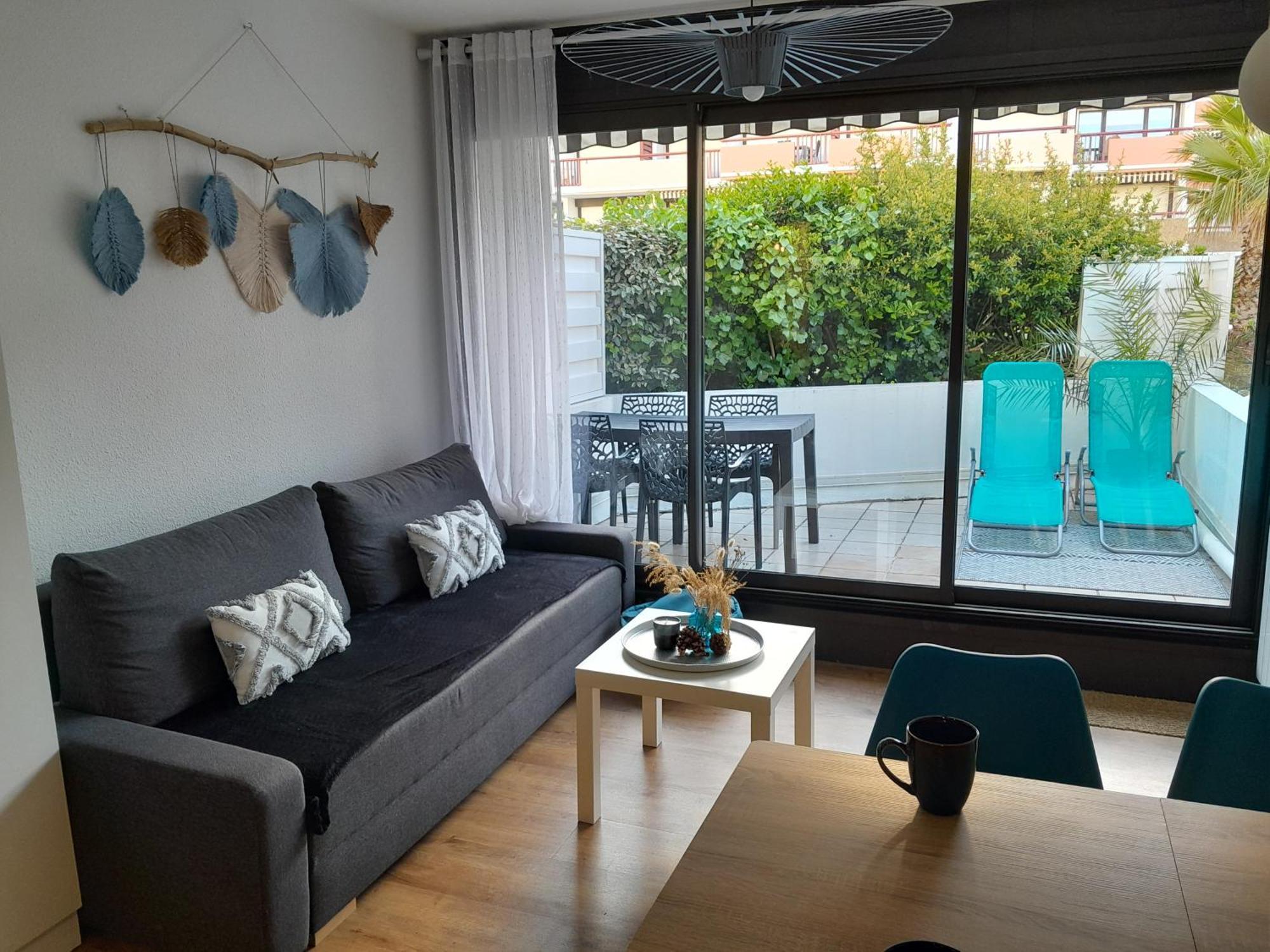 Ferienwohnung Joli 2 Pieces Sur Le Port Avec Piscine, Terrasse, Parking Capbreton Exterior foto